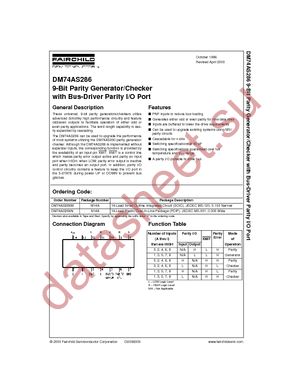 DM74AS286MX datasheet  